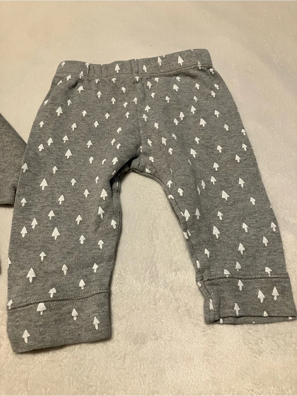 Baby 2 Piece Set with Fox Top and Tree Pants